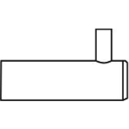 Rockwood RM82332D 2" Modern Robe Hook with Tab Satin Stainless Steel RM82332D